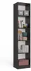 Libreria stretta RAUNO - 40 cm, antracite Anteprima dell’immagine prodotto 3