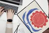 MuchoWow® Laptop Hülle 15 Zoll Blume - Pflanze - Rot - Blau Produktbild-Vorschau 2