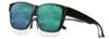 GKA B Überzieh Sonnenbrille für Brillenträger blau-grün Produktbild-Vorschau 1