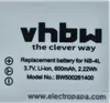 vhbw 2x Akku kompatibel mit Canon IXUS 30, 40, 255 HS, 50, Produktbild-Vorschau 5