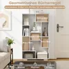 GOPLUS Bücherregal in geometrischer Form, Würfelregal mit Produktbild-Vorschau 3