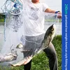 Wurfnetz Zum Fischen, Fischernetz, Wurfnetz, Produktbild-Vorschau 2