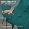 ML-Design Esszimmerstühle 2er Set Petrol, Wohnzimmerstühle Produktbild-Vorschau 4
