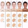 A chart showing different skin tones with corresponding foundation shades. Náhľad obrázku produktu