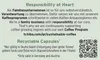 Marketing text and a QR code related to sustainability and recyclable capsules. Produktbild-Vorschau