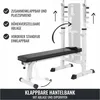 GORILLA SPORTS® Hantelbank - mit 100kg Hantelset, inkl. 6 Produktbild-Vorschau 2