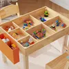 Kinder-Bausteintisch mit 2 Stühlen und Stauraum, Produktbild-Vorschau 2