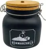 Sparglas Schwarzgeld Schwarz mit Schloss und Schlüssel für Produktbild-Vorschau 3