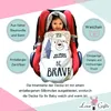 Love Gifts® Einschlagdecke Babyschale 80 * 85 cm, Baby Produktbild-Vorschau 5