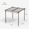 Blumfeldt Pantheon robuster Garten-Pavillon 3x3 m - Produktbild-Vorschau 8