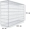 Gabione 100 cm x 70 cm x 30 cm (L x H x T), Maschenweite 5 Produktbild-Vorschau 2
