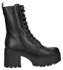 Buffalo Mila Lace Up Mid Damenschuhe Schnürstiefel Schwarz Produktbild-Vorschau 11