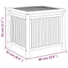 vidaXL Coffre de jardin 60x52x55 cm bambou Voir les images du produit 8