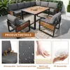 Garten-Lounge-Set 8 Personen 7-teilig – Sitzgruppe aus Produktbild-Vorschau 7