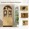 Merax Sideboard mit Glastüren, Vitrine mit Bogendecke, Produktbild-Vorschau 11