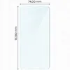 Gehärtetes Glas für Galaxy A55 5G, Bizon Glass Clear Duo, 2 Produktbild-Vorschau 2