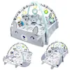 Multifunktionale krabbeldecke mit spielbogen – baby Produktbild-Vorschau 1