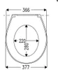 Haro O200 WC-Sitz mit Take off Softclose, Anteprima dell’immagine prodotto 5