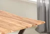 Esstisch Baumkante massiv Akazie natur 280 x 100 X-Gestell Produktbild-Vorschau 4