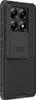 A black phone case with a camera cover is shown from the side. Produktbild-Vorschau