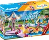 A Playmobil Family Fun amusement park playset packaging, featuring a carousel and swing ride. Produktbild-Vorschau