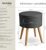 TecTake 403970, Šedá, Polyester, MDF Náhled obrázku produktu 7