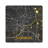 MuchoWow® Mauspad Mousepad Deutschland - Gold - Stadtplan - Produktbild-Vorschau 1