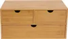 Organizer na biurko z 3 szufladami bambusowy 33x19x16cm Podgląd zdjęcia produktu 5