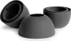 Three dark gray silicone earbud tips are arranged on a white background. Náhled obrázku produktu