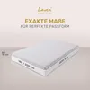 Lavea® Topper Spannbettlaken 180x200 cm - 200x200 cm, Maya Produktbild-Vorschau 2