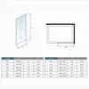 AICA Walk in Dusche 110x200cm 10mm Duschabtrennung NANO Produktbild-Vorschau 4
