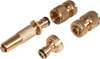 SILVERLINE 4-teiliges Gartenschlauchzubehör-Set massiv Produktbild-Vorschau 1