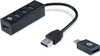 Conceptronic HUBBIES 4-Port-USB 3.0-Hub und OTG-Adapter für Produktbild-Vorschau 1