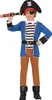 A young boy dressed in a pirate costume, holding a spyglass. Produktbild-Vorschau