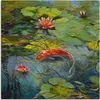 ARTland Leinwandbild Roter Koi Größe: 30x30 cm Produktbild-Vorschau 1