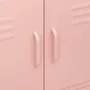vidaXL Armoire de stockage rose 80x35x101,5 cm Acier Voir les images du produit 6