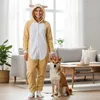 Onesie Kigurumi Pyžamo Shiba Inu Maskovací kostým M: 155 - Náhľad obrázku produktu 9