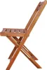 A side view of a wooden folding chair. Anteprima dell’immagine prodotto