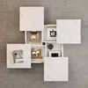 Abrihome Couchtisch-Quadratisch in Marmor-Optik mit 4 Produktbild-Vorschau 2