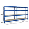 Mega Deal | 2x Profi Schwerlastregal Rhino | HxBxT Produktbild-Vorschau 2