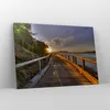 Bild auf Leinwand - Leinwandbild - Fußgängerbrücke Himmel Produktbild-Vorschau 4
