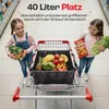 Sac pliable pour chariot de courses, modèle Easy-Shopper Voir les images du produit 5