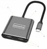 Adattatore HUB USB-C 4W1 2x HDMI 4K USB Zenwire Anteprima dell’immagine prodotto 8