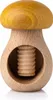 Nussknacker Holz Pilzform Gelb Küchenhelfer manuell Produktbild-Vorschau 2