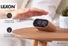 LEXON Ray Klok, Digitale wekker, Ovaal, Blauw, Voor binnen, Productafbeelding-voorbeeld 3