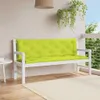 Cuscini per panca da giardino 2 pz. Tessuto Oxford verde Anteprima dell’immagine prodotto 2