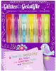 MOSES 6 bunte Glitter Gelstifte Glitzer Stifte Produktbild-Vorschau 3