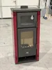 Kaminofen mit Backfach PRITY K2 GT F Burgundy – 8,1kW, A+ Produktbild-Vorschau 10