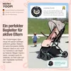 Wózek turystyczny Daliya® YOOPI, składany, z teleskopową Podgląd zdjęcia produktu 8