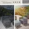 Salon en rotin Lignano avec fauteuil - gris Voir les images du produit 7